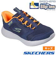 スケッチャーズ スリップインズ キッズ ジュニア スニーカー 男の子 女の子 運動靴 黒 ハンズフリー SKECHERS GO RUN ゴー ラン 400 V2 ノーマル幅 403899L 303855L