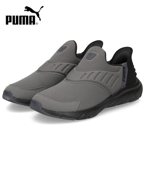 プーマ スリッポン メンズ ユニセックス ソフトライド フレックス イーズイン 撥水 ランニングシューズ 靴 PUMA 311076 EASE IN WID