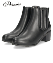 ショートブーツ レディース ブーツ 靴 サイドゴア 内側ファスナー付き 履きやすい 歩きやすい ヒール 5cm パレード 52904 Parade