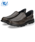 手を使わずに履ける靴 メンズ シューズ カジュアル 防水 本革 スリッポン ハンズフリー 履きやすい 歩きやすい 黒 ブラック 仕事 通勤 オフィスカジュアル Parade 楽すぽっ 97080 97081
