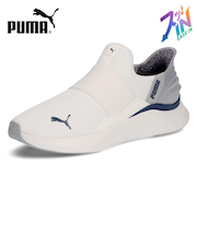 プーマ スニーカー レディース スリッポン 黒 厚底 ランニングシューズ PUMA SOFTRIDE ソフトライド ハーモニー レオ イーズイン 白 ブラック ホワイト 312809