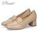ローファー レディース パンプス スクエアトゥ ビット付き 歩きやすい 柔らか素材 オフィス 通勤 通学 カジュアル パレード 51106 Parade ブラック ベージュ
