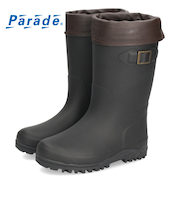 長靴 キッズ レインブーツ 靴 防滑 防寒 防水 雨靴 通学 折り返し可能 気屈曲性 雪対応 男の子 女の子 ジュニア パレード56601 Parade ブラック ブラウン
