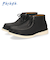 ブーツ メンズ モカシン 防水 カジュアル モカシンブーツ ブラック ブラウン 黒 茶 靴 レースアップ 通勤 通学 普段使い ショートブーツ ファッション かっこいい おしゃれ パレード 4831 Parade