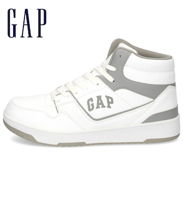 ギャップ スニーカー 防水 レディース メンズ ハイカット 雨 ブラック ホワイト グレー 防水スニーカー 通学 雨の日 靴 軽量 GPU22342 GAP