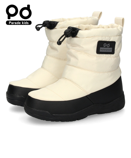 スノーブーツ キッズ 男の子 女の子 ジュニア 防寒ブーツ 防水 撥水 滑りにくい 防滑 歩きやすい 軽量 雨 雪 冬 スノーシューズ 56301 パレード Parade