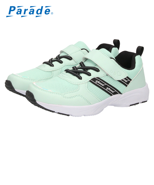 キッズ スニーカー 女の子 ジュニア 子供靴 幅広 軽量 かわいい 履きやすい マジックテープ 運動 通園 通学 Parade パレード PD56201