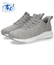 手を使わずに履ける 靴 レディース スニーカー ハンズフリー スリッポン 履きやすい 歩きやすい 軽量 ゴム紐 通勤 通学 楽すぽっ パレード Parade 51711