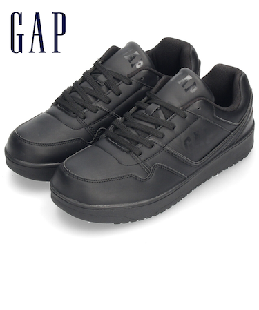 ギャップ スニーカー 防水 レディース メンズ ローカット 雨 ブラック 黒 防水スニーカー 通学 学校 通勤 雨の日 靴 軽量 GPU22341 GAP