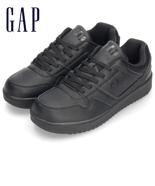 ギャップ スニーカー 防水 レディース メンズ ローカット 雨 ブラック 黒 防水スニーカー 通学 学校 通勤 雨の日 靴 軽量 GPU22341 GAP