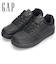 ギャップ スニーカー 防水 レディース メンズ ローカット 雨 ブラック 黒 防水スニーカー 通学 学校 通勤 雨の日 靴 軽量 GPU22341 GAP