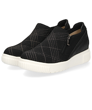 レディース スリッポン 軽量 スニーカー 疲れない 黒 カジュアル シューズ ブラック 靴 パータム リュクス 40031 PARTAM LUXE