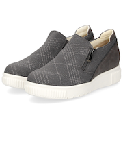 レディース スリッポン 軽量 スニーカー 疲れない 黒 カジュアル シューズ ブラック 靴 パータム リュクス 40031 PARTAM LUXE