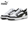 プーマ スニーカー メンズ リバウンド V6 ロウ ブラック ホワイト 黒 白 ローカット 靴 シューズ 歩きやすい PUMA Rebound V6 Low 392328