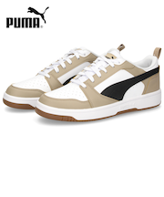 プーマ スニーカー メンズ リバウンド V6 ロウ ブラック ホワイト 黒 白 ローカット 靴 シューズ 歩きやすい PUMA Rebound V6 Low 392328