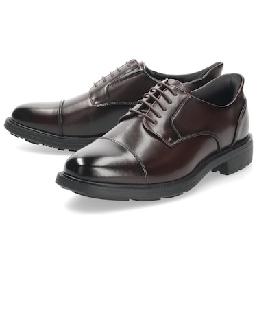 手を使わず履ける ビジネスシューズ スリッポン 履きやすい 幅広 メンズ ブラック 黒 ブラウン 冠婚葬祭 就活 フォーマル 楽すぽっ パレード Parade