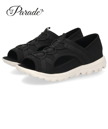 サンダル レディース スポーツサンダル 軽量 通気性 かかとが踏める 2WAY 歩きやすい カジュアル スポーティ 51305 Parade