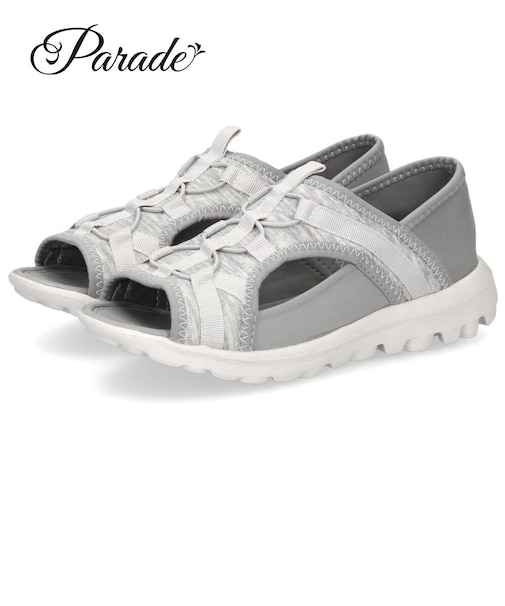 サンダル レディース スポーツサンダル 軽量 通気性 かかとが踏める 2WAY 歩きやすい カジュアル スポーティ 51305 Parade