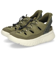 サンダル メンズ スポーツサンダル ハンズフリー スリップイン 立ったまま履ける 黒 ブラック カーキ 靴 楽すぽっ パレード Parade 70633