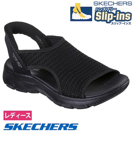 スケッチャーズ スリップインズ 立ったまま履ける レディース サンダル サミッツ 靴 ノーマル幅 SKECHERS 119519 ハンズフリー
