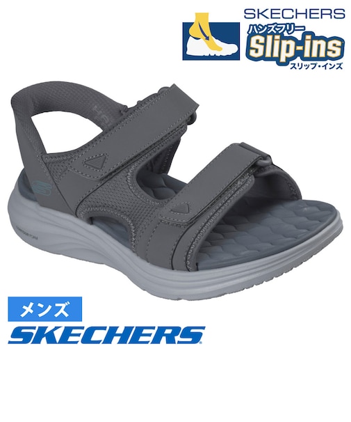 スケッチャーズ スリップインズ サンダル メンズ コンツァーフォーム サンダル 232799 SKECHERS ノーマル幅　立ったまま履ける スポーツサンダル