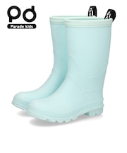 レインブーツ キッズ ジュニア 長靴 子ども用 雨靴 レインシューズ 歩きやすい 柔らかい 軽い 滑りにくい シンプル カラフル 66601 Parade