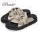 サンダル レディース フットベット 快適 フラット 履きやすい つっかけ サテン 光沢 痛くない Parade DHS1101