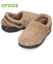 クロックス サンダル レディース クラシック アンファーゲッタブル クロッグ ファー ボア 冬用 冬サンダル crocs 211116 001 2JJ
