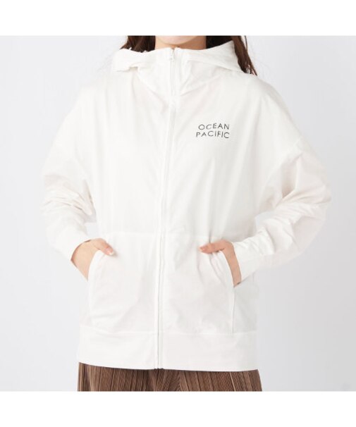 OceanPacific/オーシャンパシフィック　レディース　PEARTEXラッシュパーカー UVカット/ストレッチ/吸水速乾