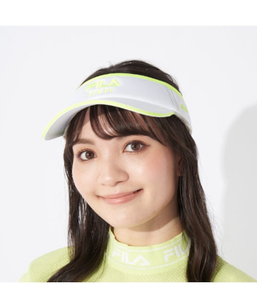 《WEB限定アイテム》FILA GOLF/フィラゴルフ　レディース サンバイザー