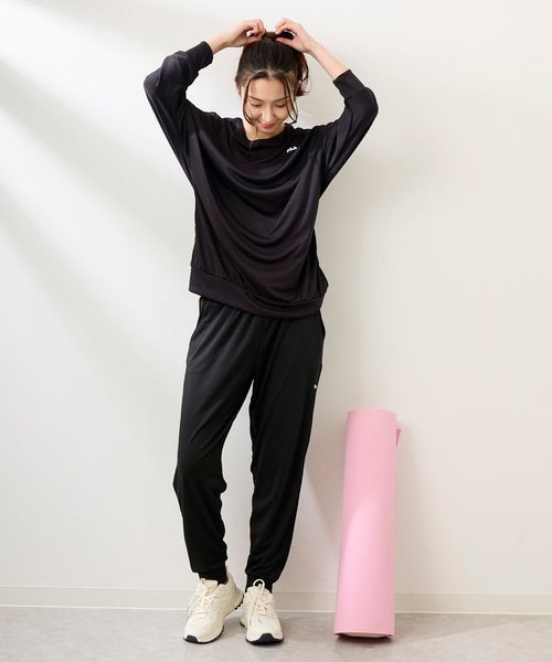 FILA スポーツウェア　Tシャツ　セット FILA（フィラ）】セットアップスーツ（半袖トップス＋ハーフ