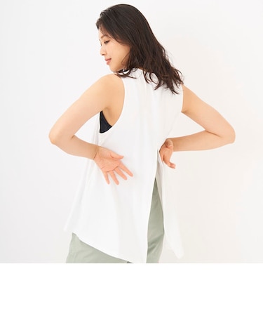 OceanPacific/オーシャンパシフィック レディースバックスリット入りタンクトップ　水陸両用