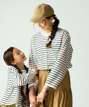 OceanPacific/オーシャンパシフィック レディース ラッシュガード ボーダーカーディガン UVカット 親子コーデ