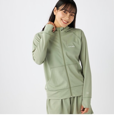 OceanPacific/オーシャンパシフィック 【大きいサイズ】レディース 2way鹿の子ラッシュガード フード取り外し可能