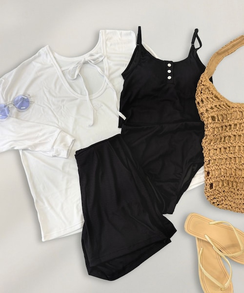 ロゴタンクSETバンドゥカップ bikini｜リエンダの通販｜&mall（アンド