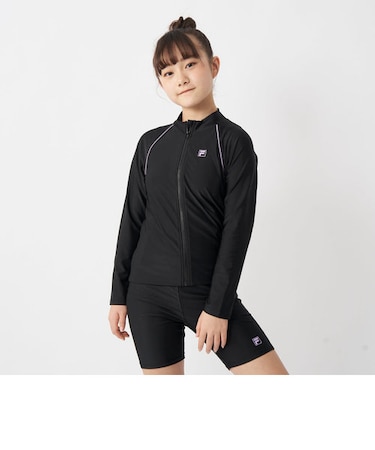 FILA/フィラ キッズ　子供　ジュニア 長袖フルＺＩＰラッシュガード