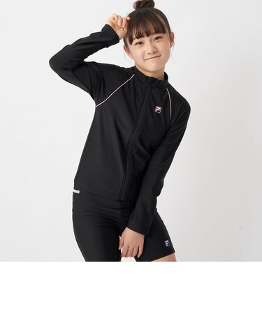 FILA/フィラ キッズ　子供　ジュニア 長袖フルＺＩＰラッシュガード