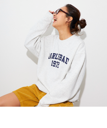 OceanPacific/オーシャンパシフィック 裏起毛ロゴスウェットクルー