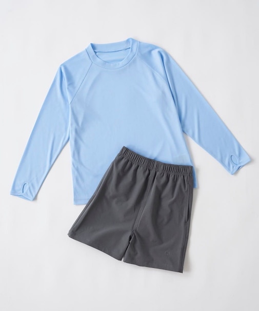 OceanPacific/オーシャンパシフィック  長袖＋ショートパンツ 2点セット水着