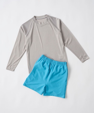 OceanPacific/オーシャンパシフィック  長袖＋ショートパンツ 2点セット水着