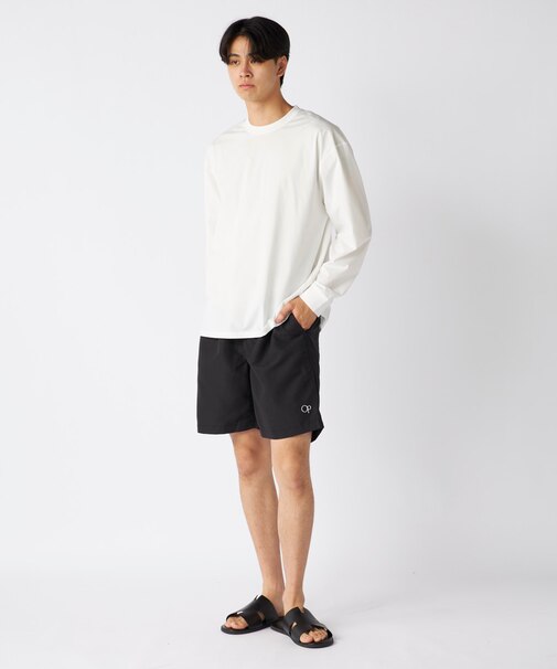 OceanPacific/オーシャンパシフィック  ラッシュガード+ボードショーツ2点セット UVカット 長袖 ロンT 上下セット 水陸両用