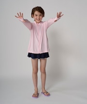 OceanPacific/オーシャンパシフィック  フリルラッシュガード UVパーカー キッズ UVカット