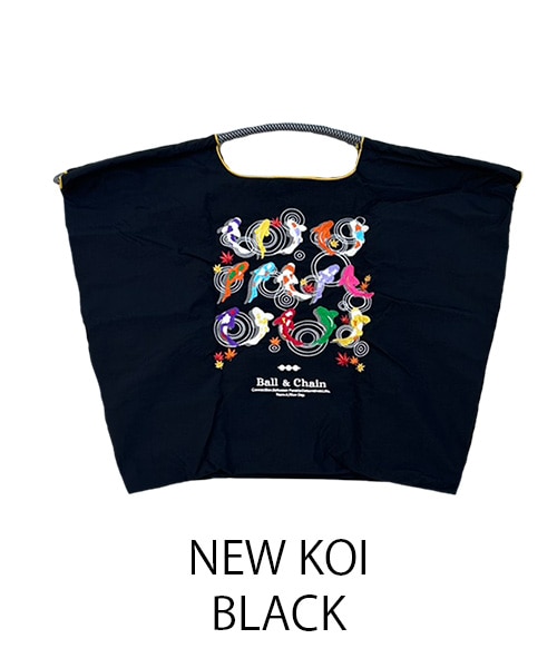 Ball＆Chain/ボールアンドチェーン】NEW KOI(L) 刺繍エコバッグ