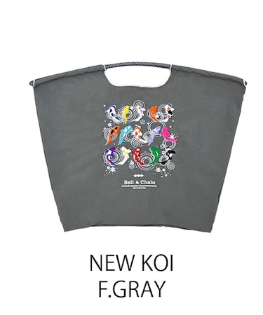 【Ball＆Chain/ボールアンドチェーン】NEW  KOI(L) 刺繍エコバッグ