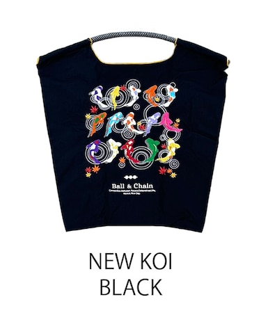 【Ball＆Chain/ボールアンドチェーン】NEW KOI(M) 刺繍エコバッグ