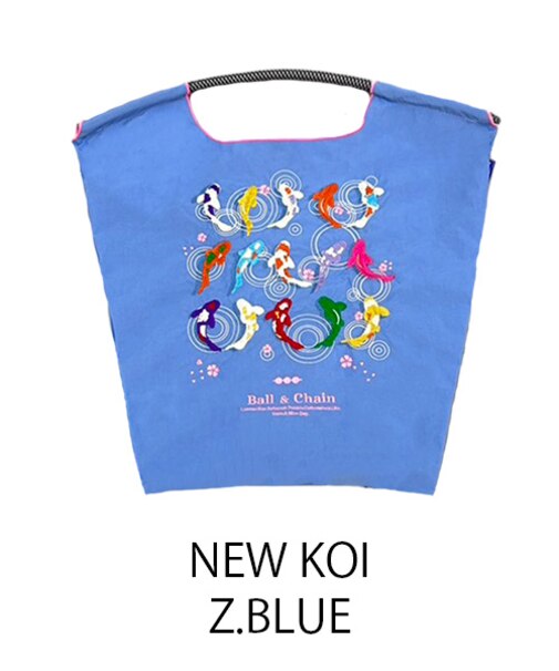 【Ball＆Chain/ボールアンドチェーン】NEW KOI(M) 刺繍エコバッグ