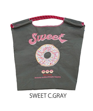 【Ball＆Chain/ボールアンドチェーン】SWEET-NEW(M) 刺繍エコバッグ