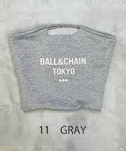 【Ball＆Chain/ボールアンドチェーン】B&C(WET)(L) 刺繍エコバッグ