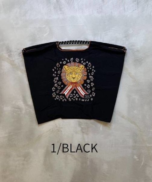 【Ball&Chain/ボールアンドチェーン】D.LEOPARD(L) 刺繍エコバッグ