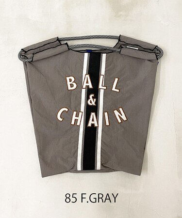 【Ball＆Chain/ボールアンドチェーン】LINE刺繍 刺繍エコバッグ(M)